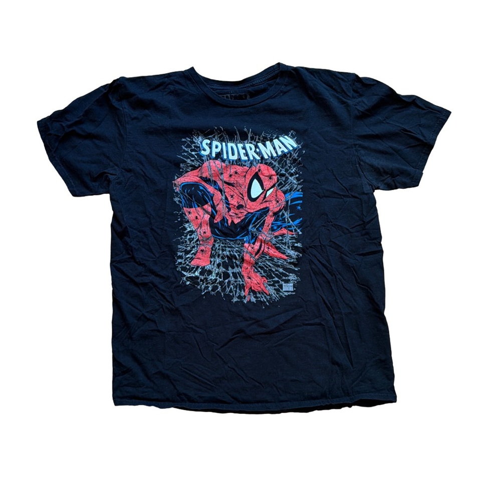 Marvel Spider-Man Todd McFarlane Black T-Shirt